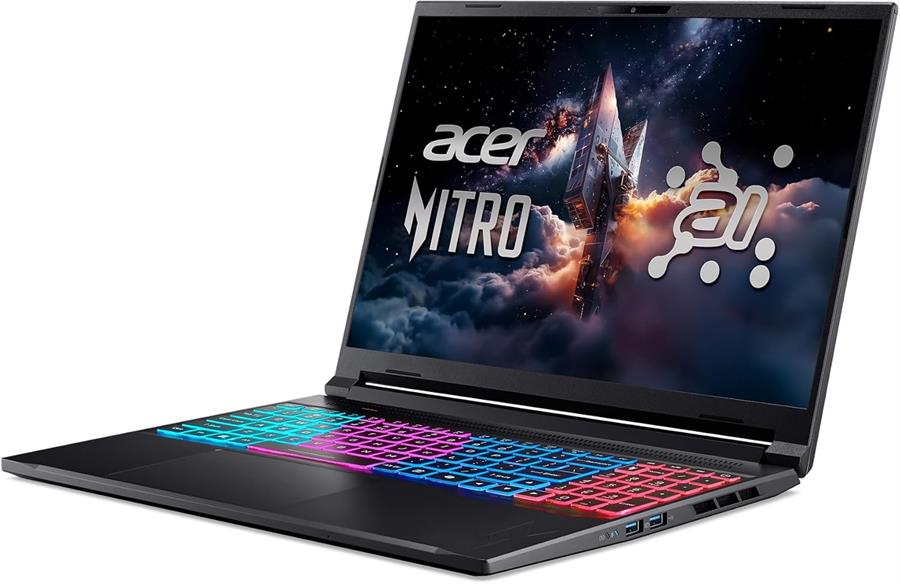 Notebook ACER NITRO V 16 RYZEN AI 7 350, RTX 5060, 16Gb RAM DDR5, SSD NVMe 1Tb, 16" 180Hz FHD+