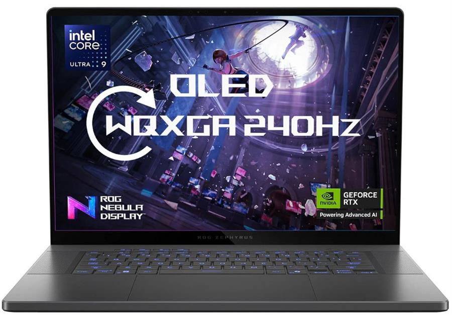 Notebook ASUS ROG ZEPHYRUS G16 INTEL ULTRA 9 285H, RTX 5070, 16Gb RAM DDR5, SSD NVMe 1Tb, 16" OLED 240Hz QHD+