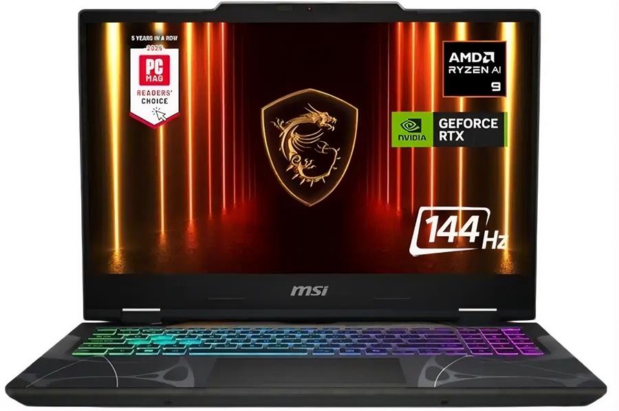Notebook MSI CYBORG 15 RYZEN AI 9 270, RTX 5060, 16Gb RAM DDR5, SSD NVMe 1Tb, 15.6" 144Hz FHD
