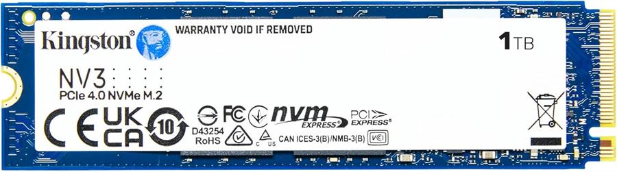 Disco SSD M.2 NVMe 4.0 1TB Kingston NV3