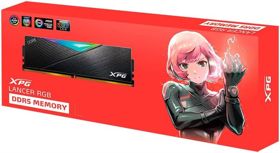 Memoria RAM DDR5 16GB 6400MHz XPG LANCER RGB XMP/EXPO
