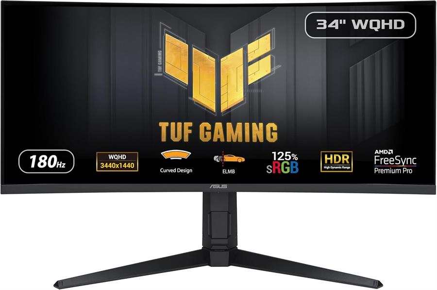 Monitor ASUS 34" TUF VG34VQL3A-J Curvo WQHD 180Hz