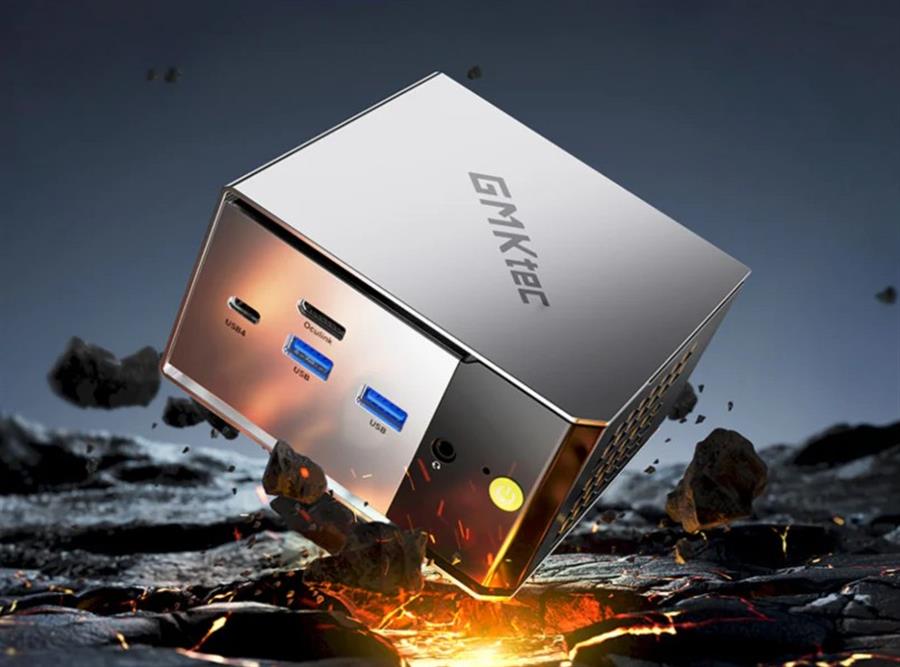 Mini PC GMKTEC NUCBOX M8 RYZEN 5 6650H, 16Gb RAM DDR5, SSD NVMe 512Gb, W11 PRO