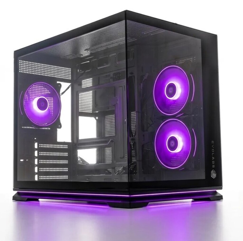 Gabinete Evolabs Luma 3 Fan RGB