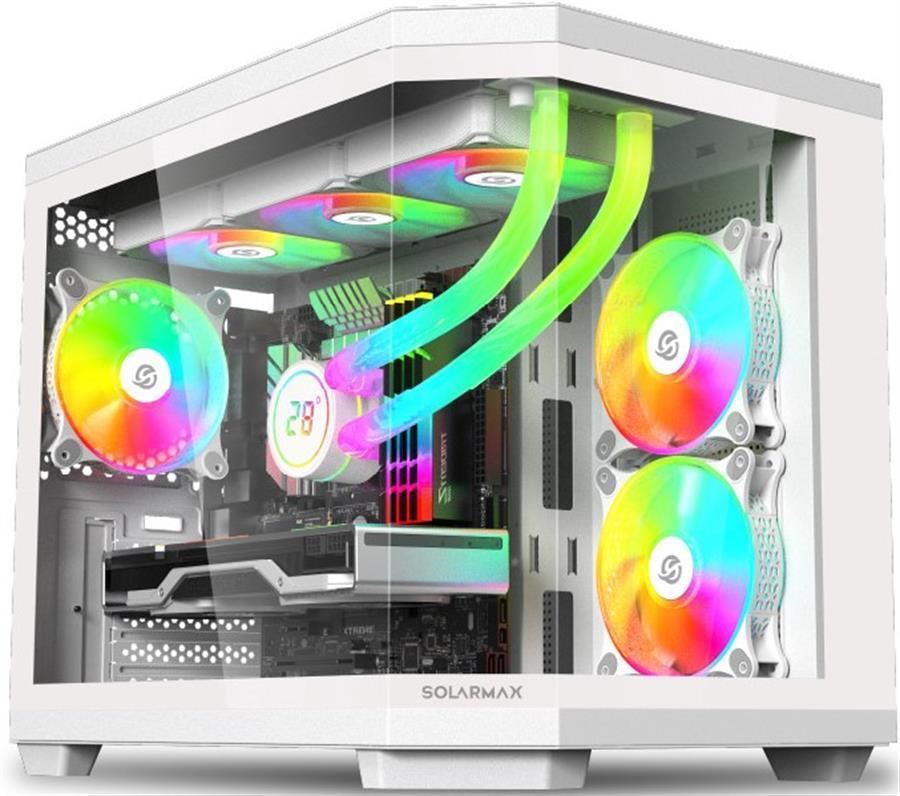 Gabinete Solarmax CM-W951 3 Fan RGB