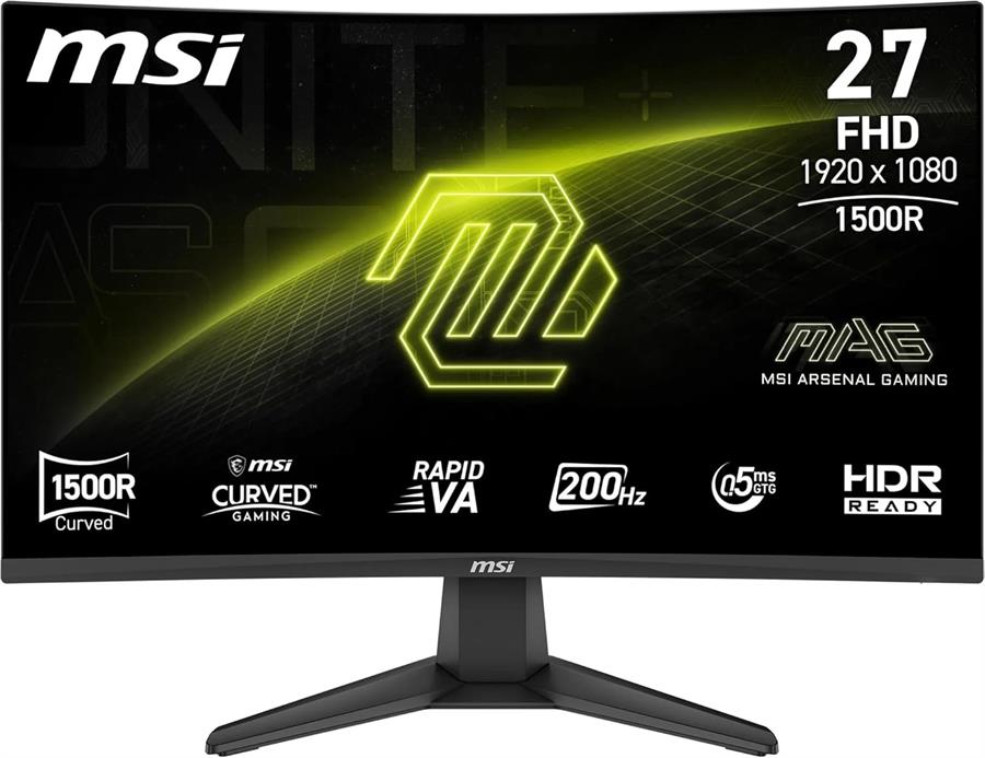 Monitor MSI 27" MAG 276CF Curvo FHD 200Hz