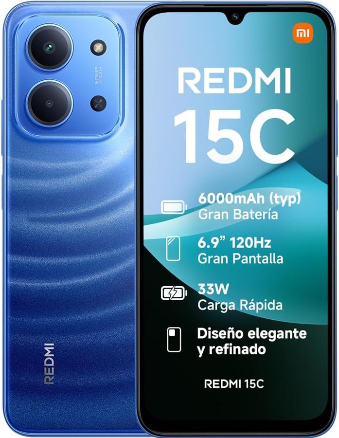 Celular Xiaomi Redmi 15C 8Gb, 265Gb
