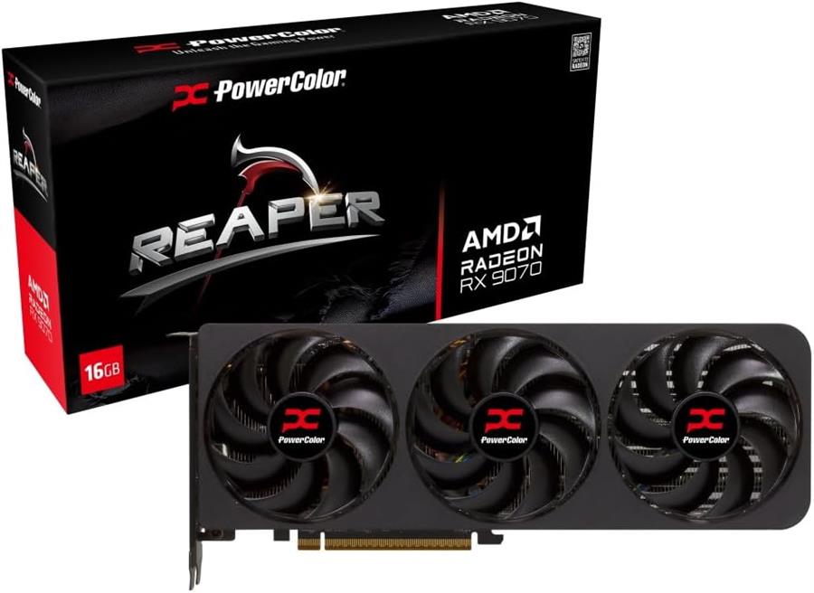 Placa POWERCOLOR Radeon RX 9070 REAPER 16Gb