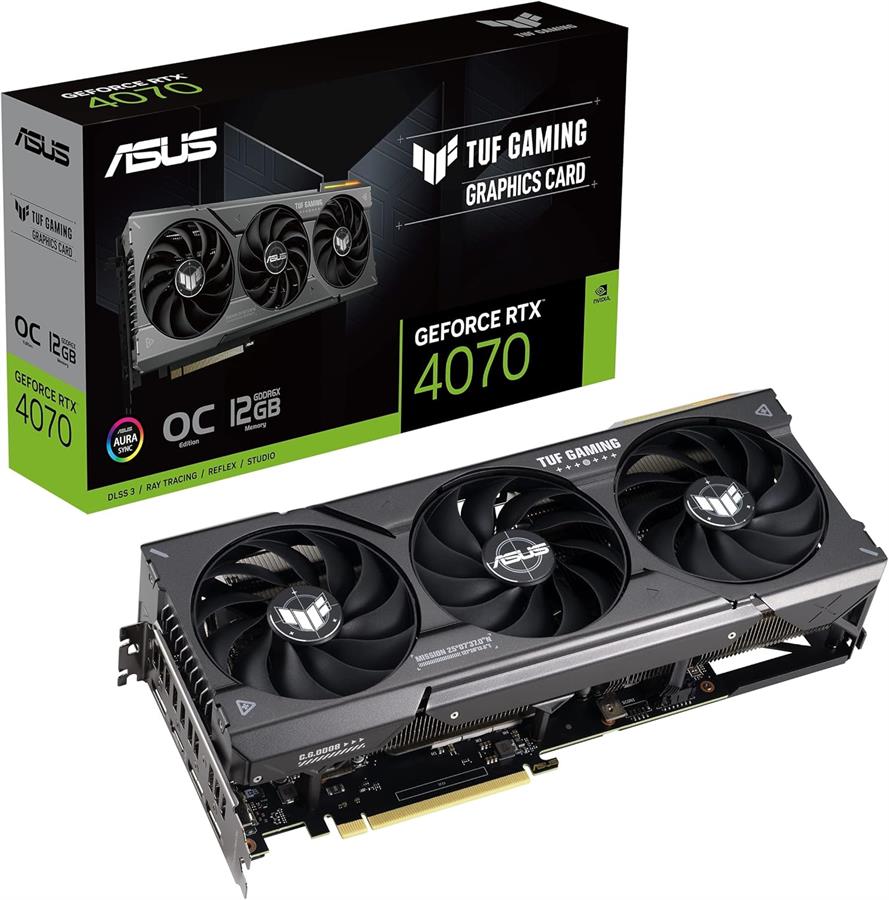 Placa ASUS GEFORCE RTX 4070 TUF GAMING OC 12Gb