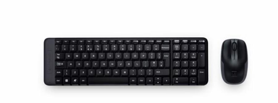 Kit Teclado y Mouse Combo Logitech Mk220 Membrana 100% Wireless