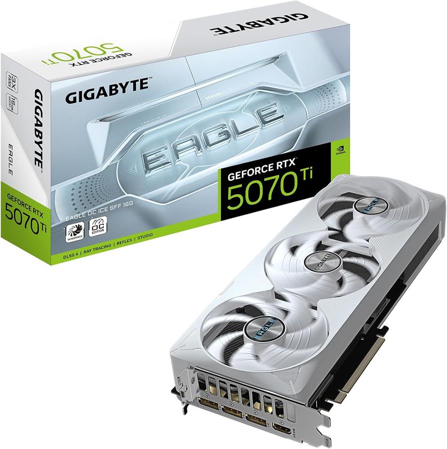 Placa GIGABYTE GEFORCE RTX 5070 TI EAGLE ICE OC SFF 16Gb