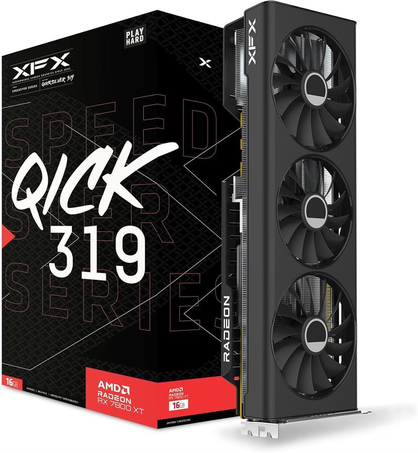 Placa XFX Radeon RX 7800 XT QICK 319 SPEEDSTER 16Gb