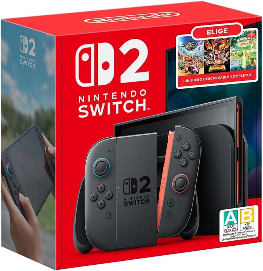 Consola Nintendo Switch 2 256Gb Choose Your Game Bundle Edition