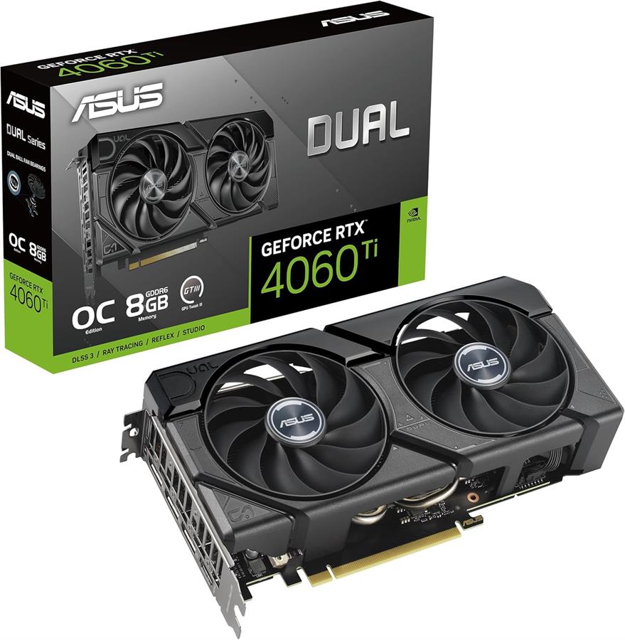 Placa ASUS GEFORCE RTX 4060 Ti DUAL EVO OC 8Gb