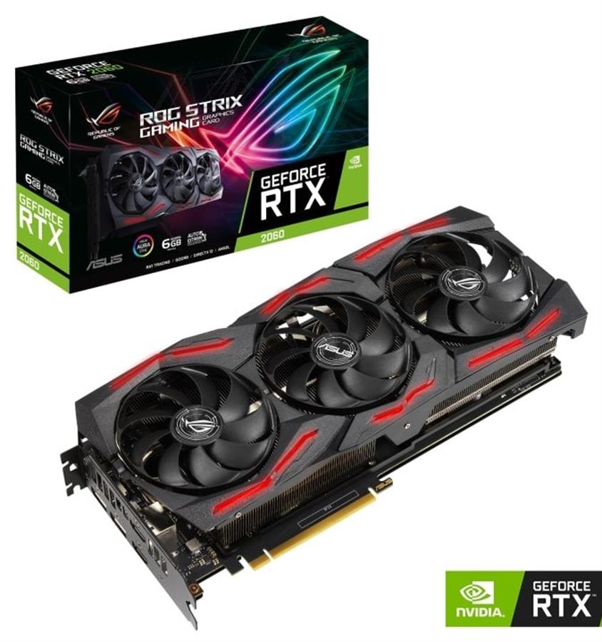 Placa ASUS GEFORCE RTX 2060 ROG STRIX GAMING GDDR6 6Gb