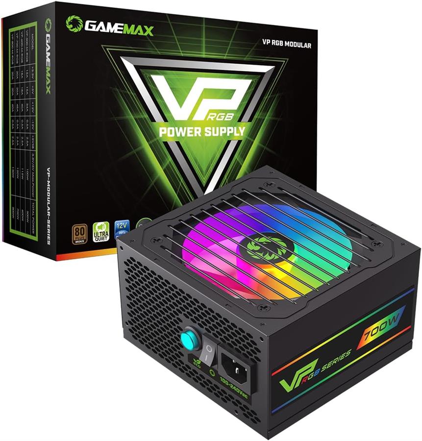Fuente GAMEMAX VP700 700W 80+ BRONZE RGB