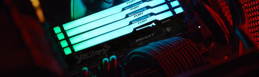 Memoria RAM DDR5 32GB 5200MHz Kingston FURY BEAST RGB