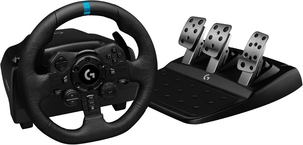 Volante Logitech Driving Force G923 + Pedalera PC + PlayStation