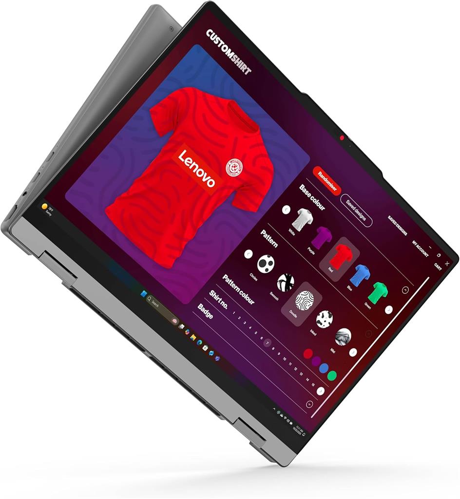 Notebook LENOVO IDEAPAD 5 14AGP11 2-1 RYZEN AI 5 430, 16Gb RAM DDR5, SSD NVMe 512Gb, 14" FHD+ TOUCHSCREEN