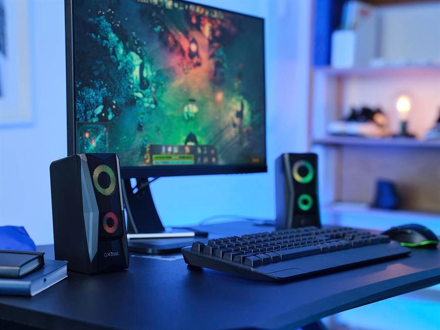 Parlantes TRUST GXT 606 Javv 2.0 RGB