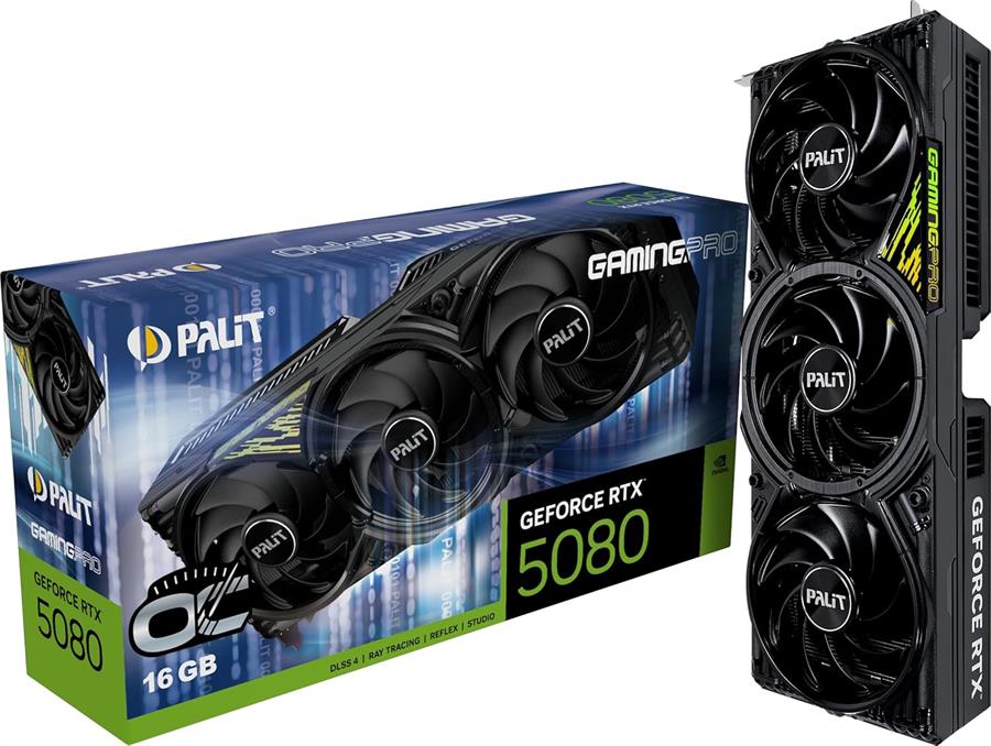 Placa PALIT GEFORCE RTX 5080 GamingPro 16Gb