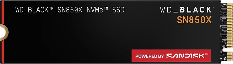 Disco SSD M.2 NVMe 4.0 2TB WD BLACK SN850X