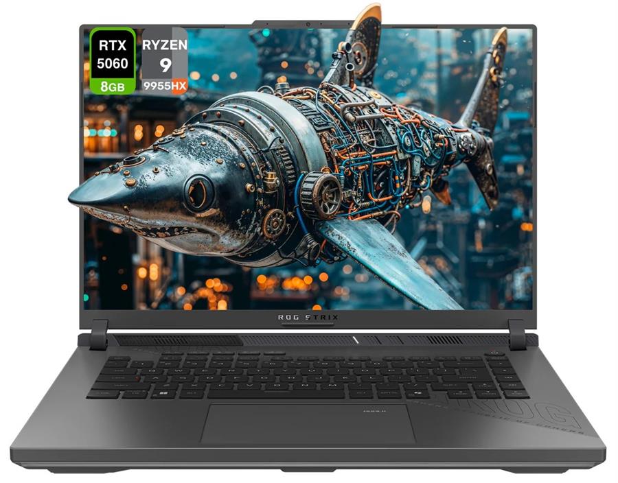 Notebook ASUS ROG STRIX G16 RYZEN 9 9955HX, RTX 5060, 16Gb RAM DDR5, SSD NVMe 1Tb, 16" 165Hz