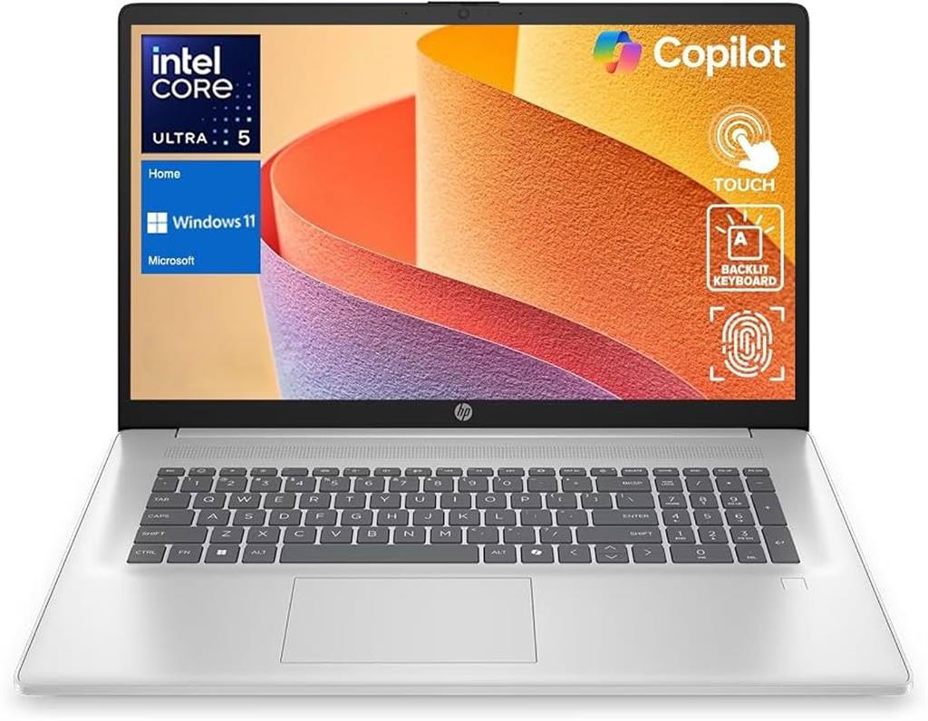 Notebook HP 15-FD2050WM INTEL ULTRA 5 225U, 8Gb RAM DDR5, SSD NVMe 512Gb, 15.6" FHD TOUCHSCREEN