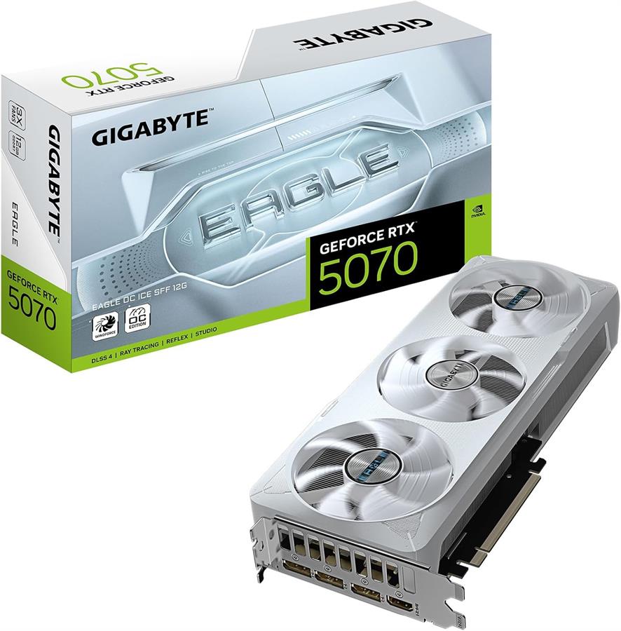 Placa GIGABYTE GEFORCE RTX 5070 EAGLE ICE OC SFF 12Gb