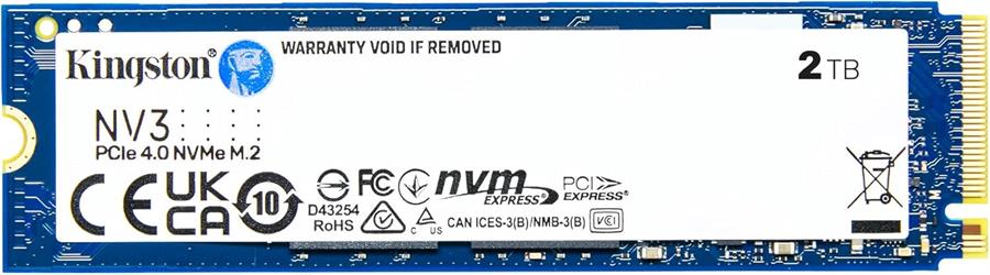 Disco SSD M.2 NVMe 4.0 512GB Kingston NV3