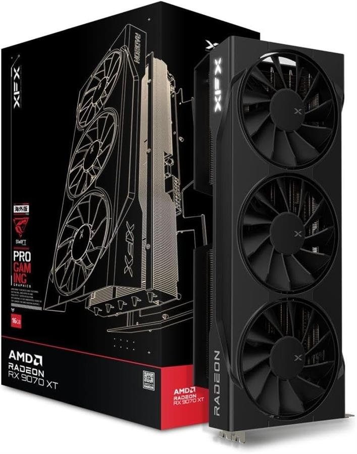 Placa XFX Radeon RX 9070 XT SWIFT GAMING OC 16Gb