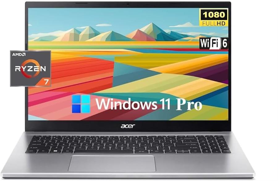 Notebook ACER ASPIRE 3 RYZEN 7 7730U, 16Gb RAM, SSD NVMe 512Gb, 15.6"