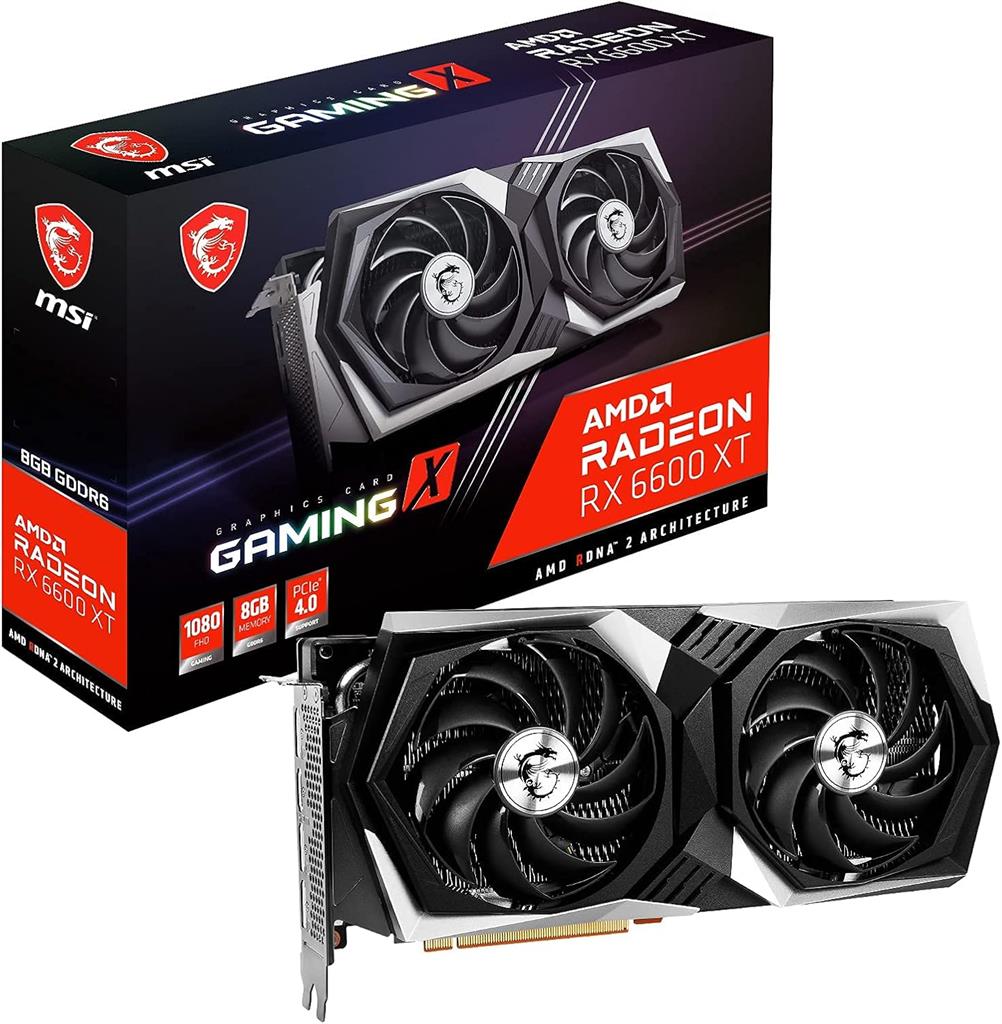 Placa MSI Radeon RX 6600 XT GAMING X 8Gb