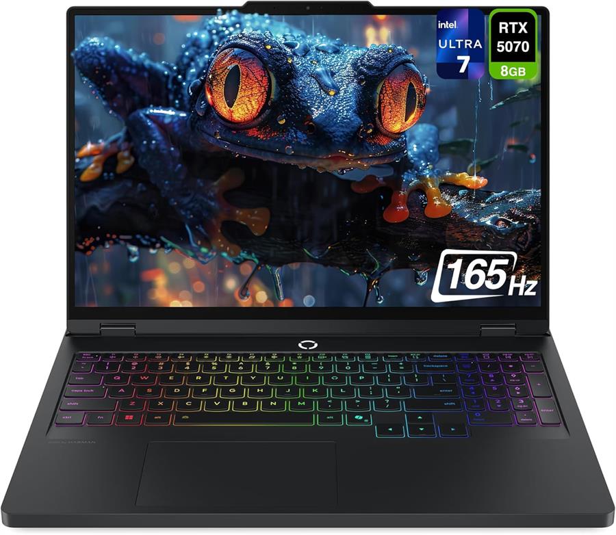 Notebook LENOVO LEGION PRO 5 INTEL ULTRA 7 255HX, RTX 5070, 32Gb RAM DDR5, SSD NVMe 1Tb, 16" OLED QHD 165Hz