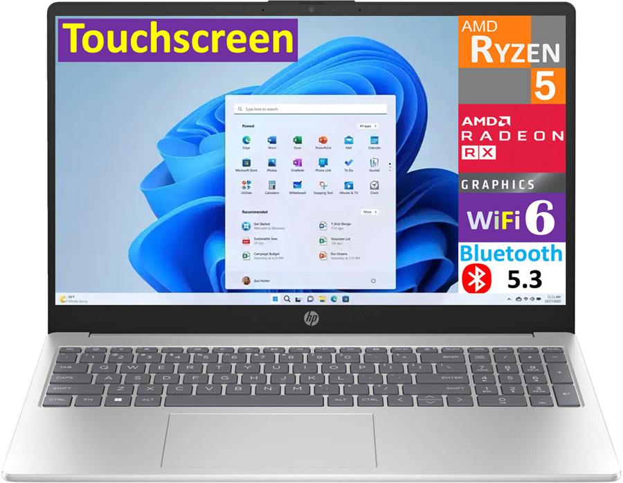 Notebook HP RYZEN 5 7520U, 8Gb RAM DDR5, SSD NVMe 512Gb, 15.6"