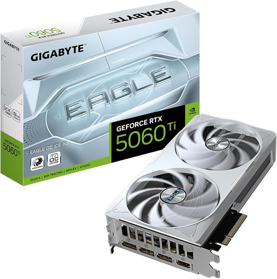 Placa GIGABYTE GEFORCE RTX 5060 TI EAGLE OC ICE 8Gb