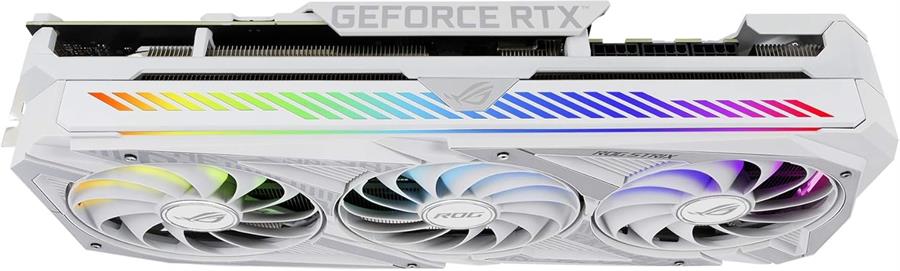 Placa ASUS GEFORCE RTX 3080 ROG STRIX WHITE OC 10Gb