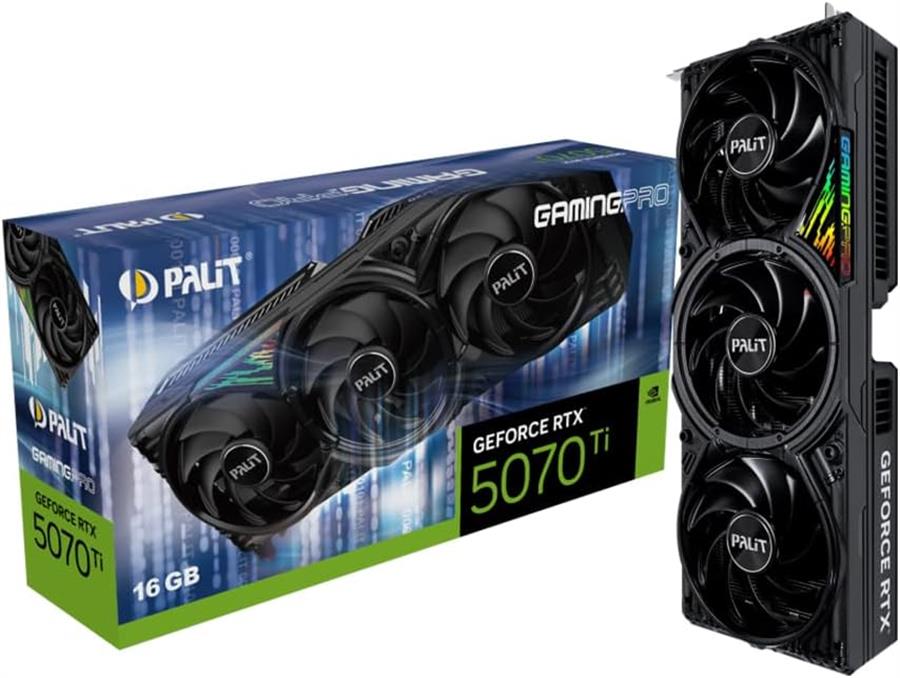 Placa PALIT GEFORCE RTX 5070 TI GAMINGPRO-S 16Gb