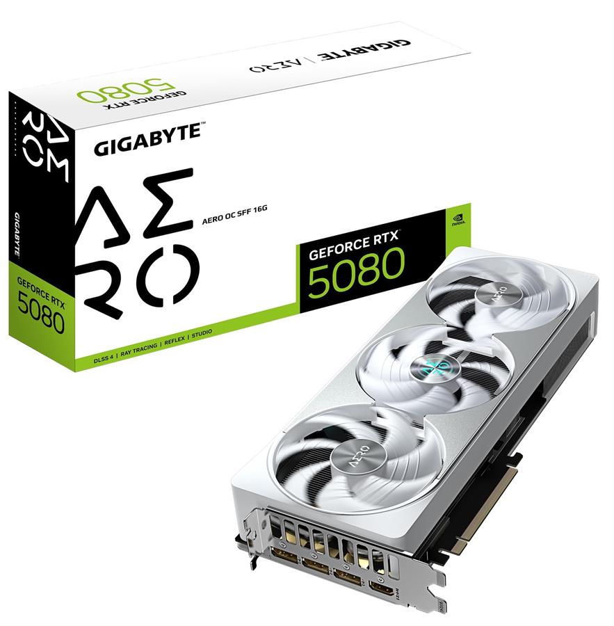 Placa GIGABYTE GEFORCE RTX 5080 AERO OC 16Gb
