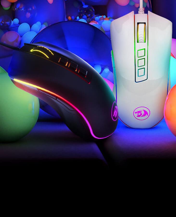 Mouse Redragon M711 Cobra White RGB