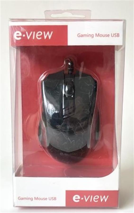 Mouse E-VIEW LD369B-B GAMING Wired
