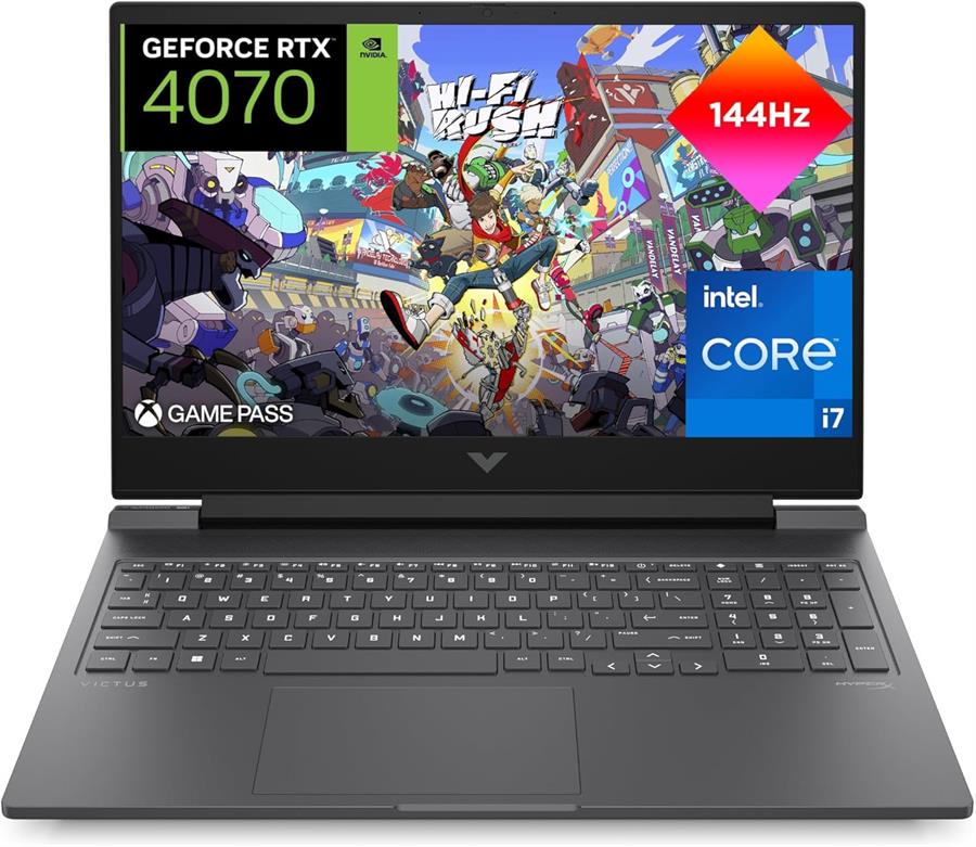 Notebook HP VICTUS 15 I7-13700H, RTX 4070, 16Gb RAM DDR5, SSD NVMe 1Tb, 16.1" 144Hz