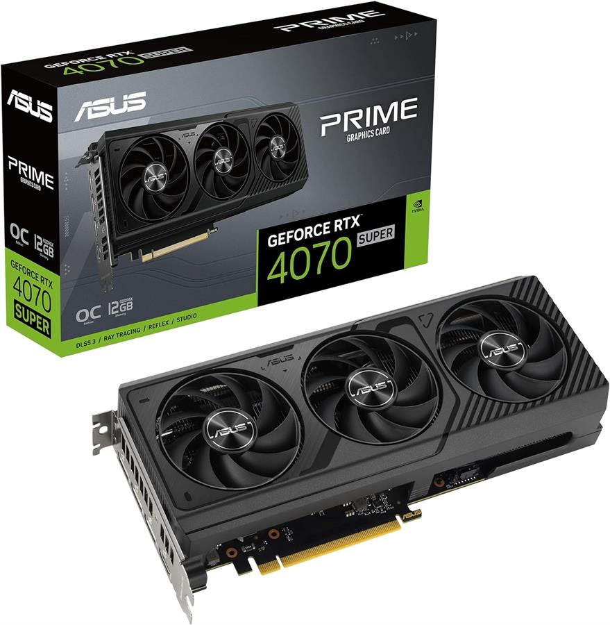 Placa ASUS GEFORCE RTX 4070 SUPER PRIME 12Gb