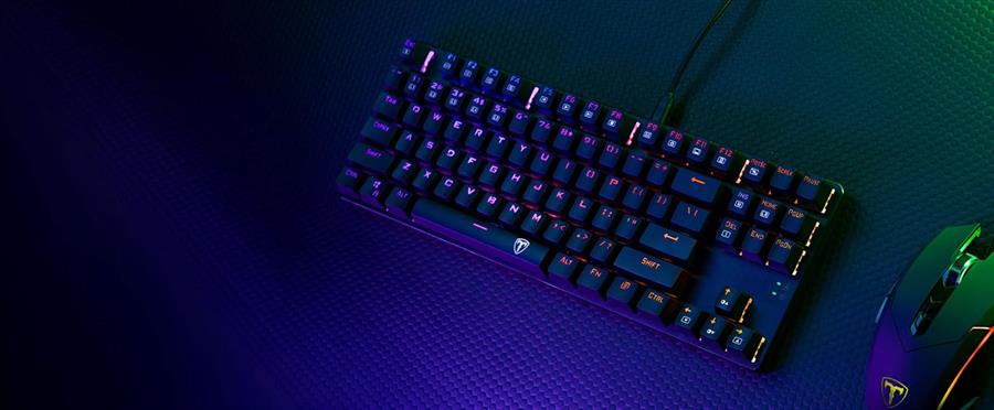 Teclado T-DAGGER TGK315 Bora RGB Switches RED TKL 75%