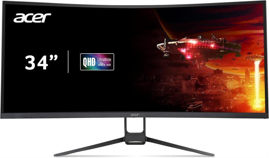 Monitor ACER 34" NITRO ED340CUR Curvo WQHD 200Hz