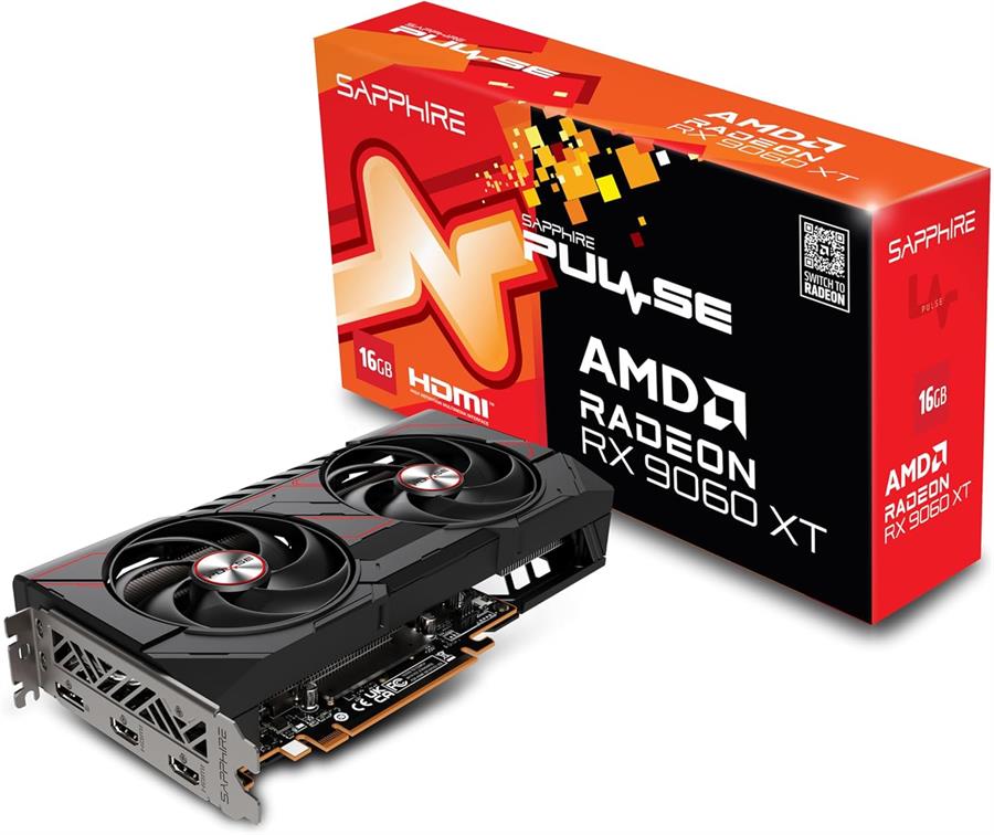 Placa SAPPHIRE Radeon RX 9060 XT PULSE 16Gb