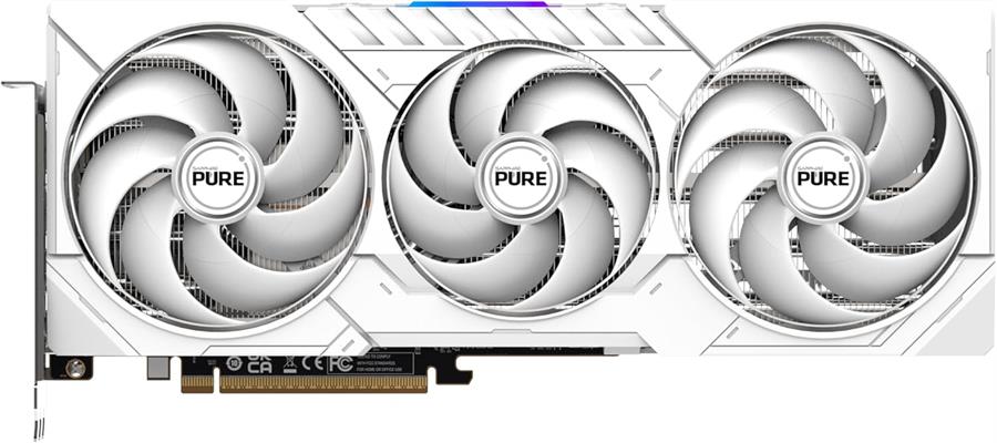 Placa SAPPHIRE Radeon RX 9070 XT PURE OC WHITE 16Gb