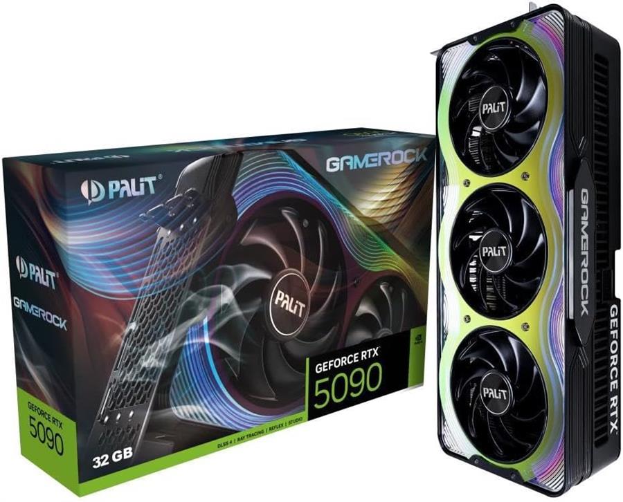 Placa PALIT GEFORCE RTX 5090 GAMEROCK 32Gb