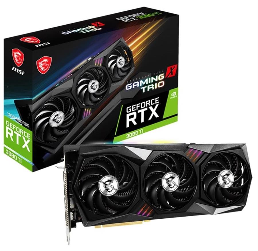 Placa MSI GEFORCE RTX 3080 TI GAMING X TRIO 12Gb