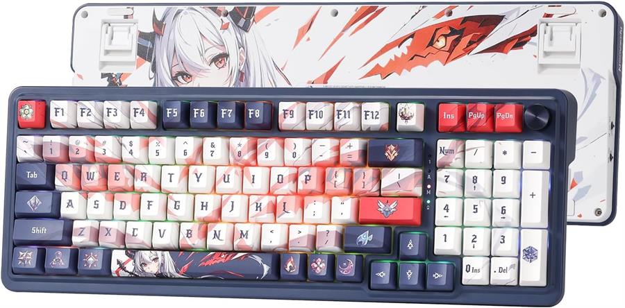 Teclado REDRAGON K686 Eisa Pro SE RGB Switches RED Mecanico 100% Wireless